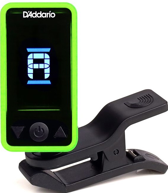 Addario Eclipse Tuner Til Guitar Og El-bas Grøn