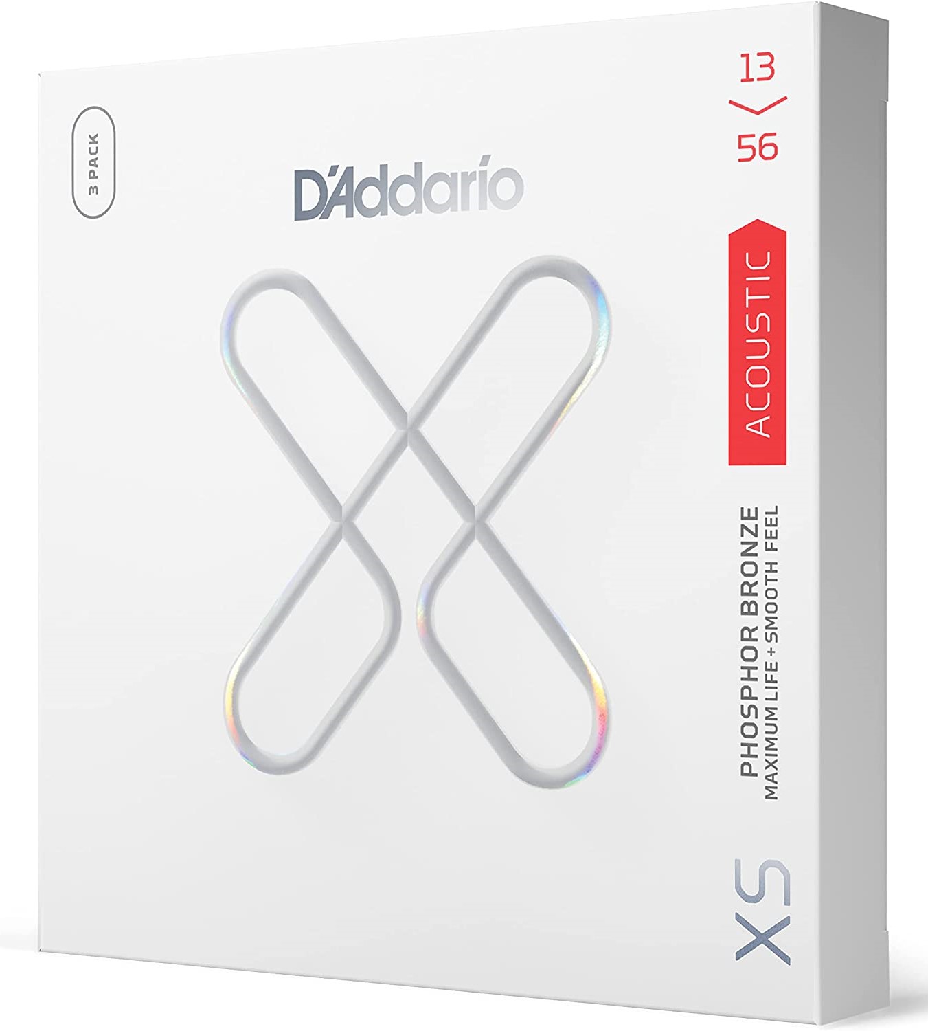 Dâ Addario Xsapb1356 Medium Coated Acoustic Western-strenge 013-056   Pack