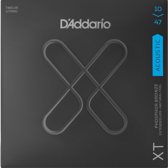 Dâ Addario Xtapb1047-12 Extra Light Acoustic Western-strenge 010-047 Til 12-strenget