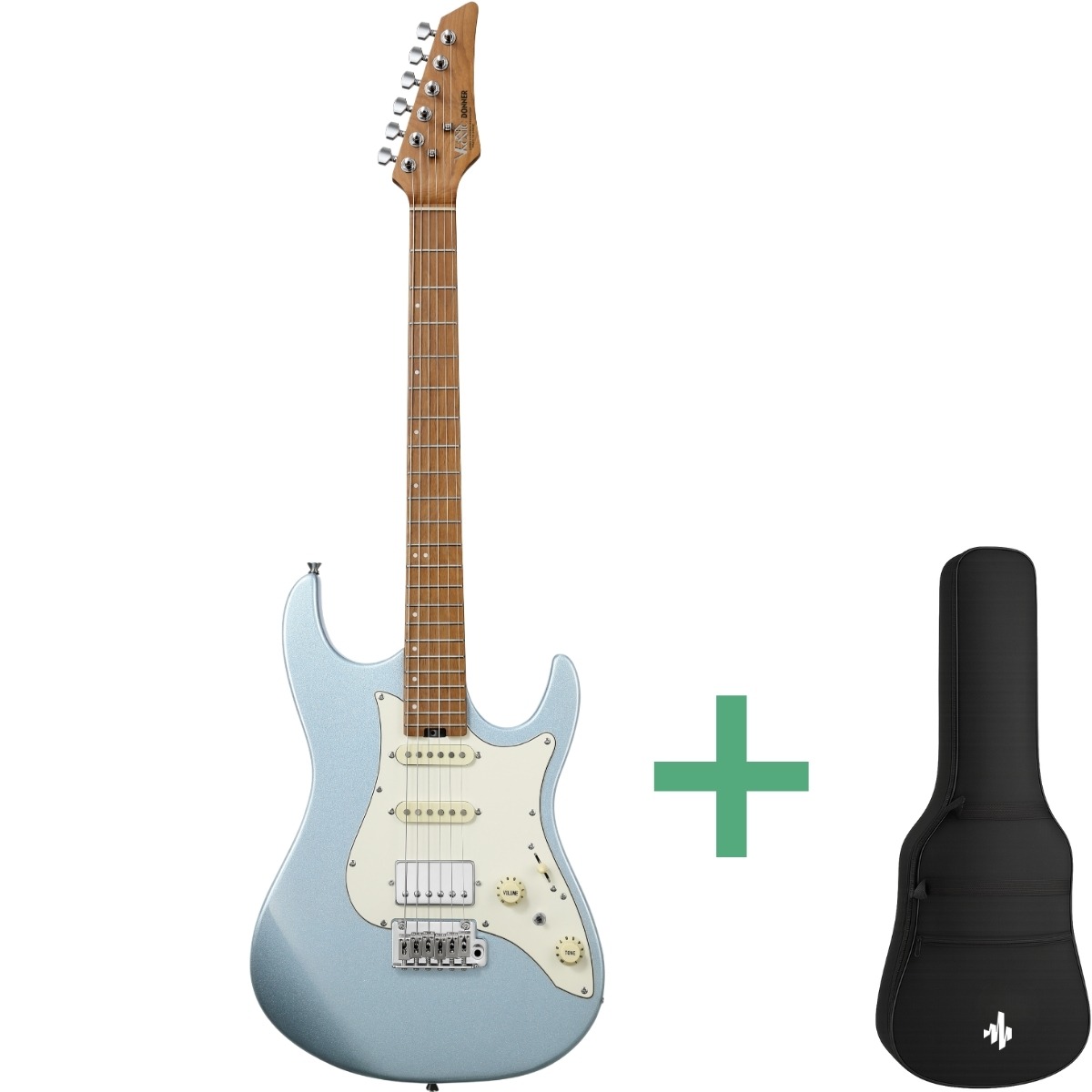 Donner Dst-550  -gitarre Metallic Blue