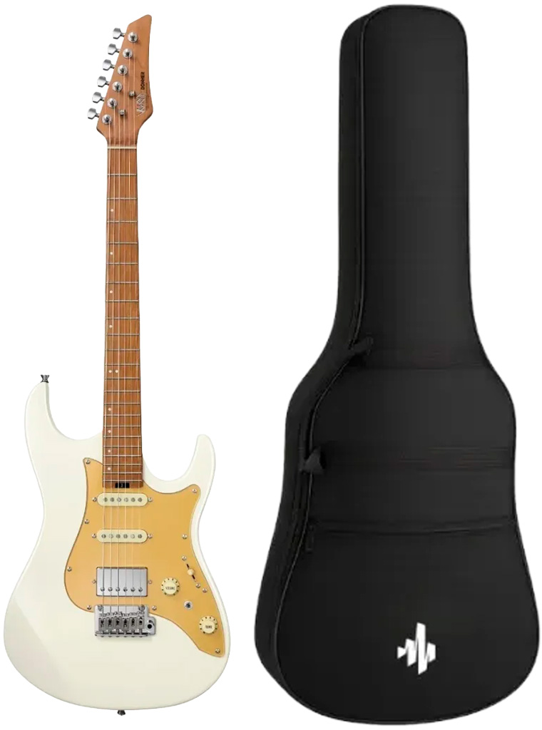 Donner Dst-550 Elguitar Med Gigbag Hvid
