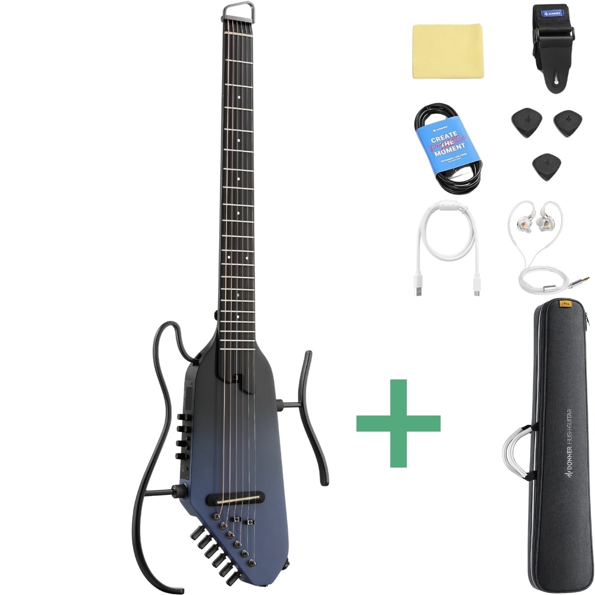 Donner Hush-  Pro Silent Guitar Space Fly