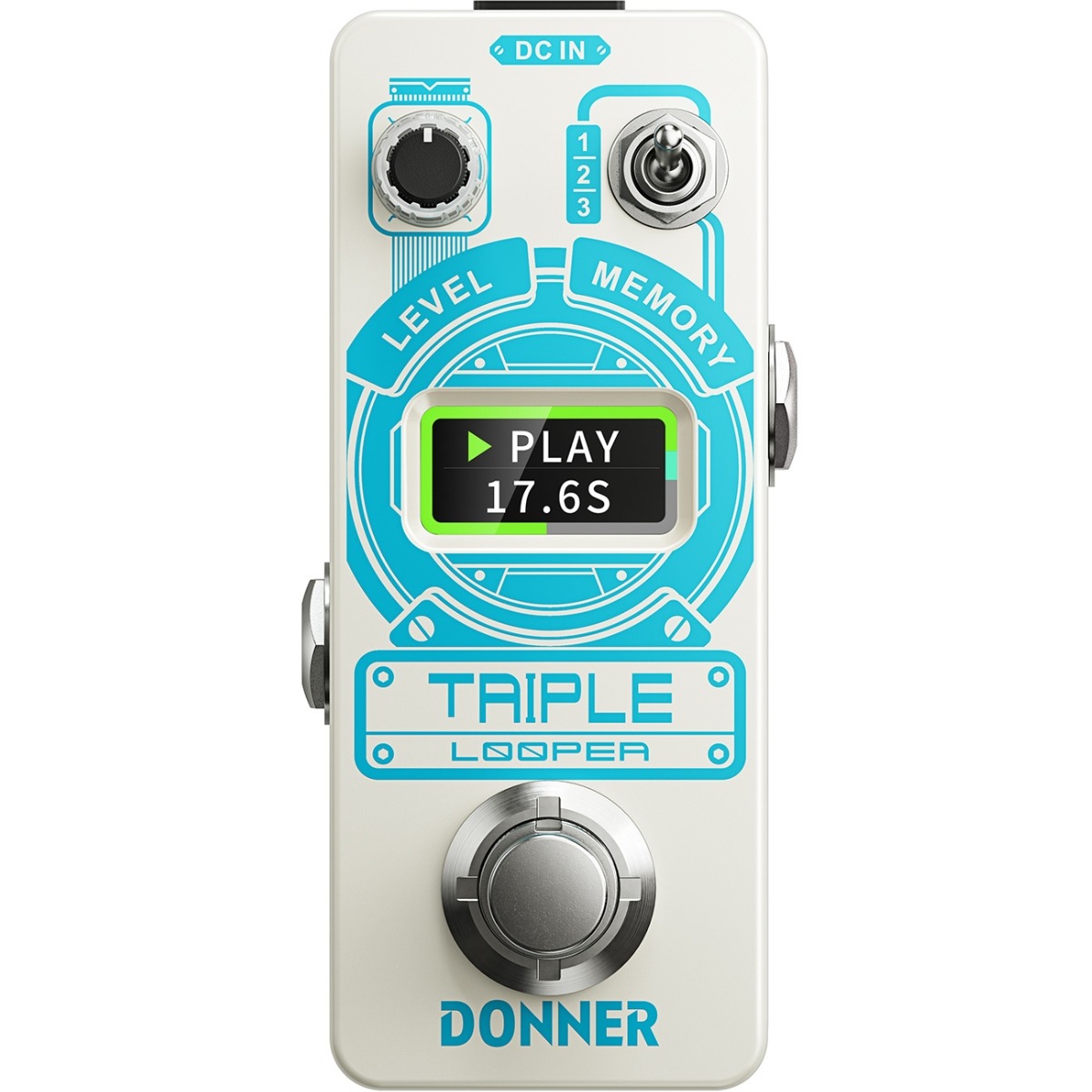 Donner Triple Looper Guitar-pedal