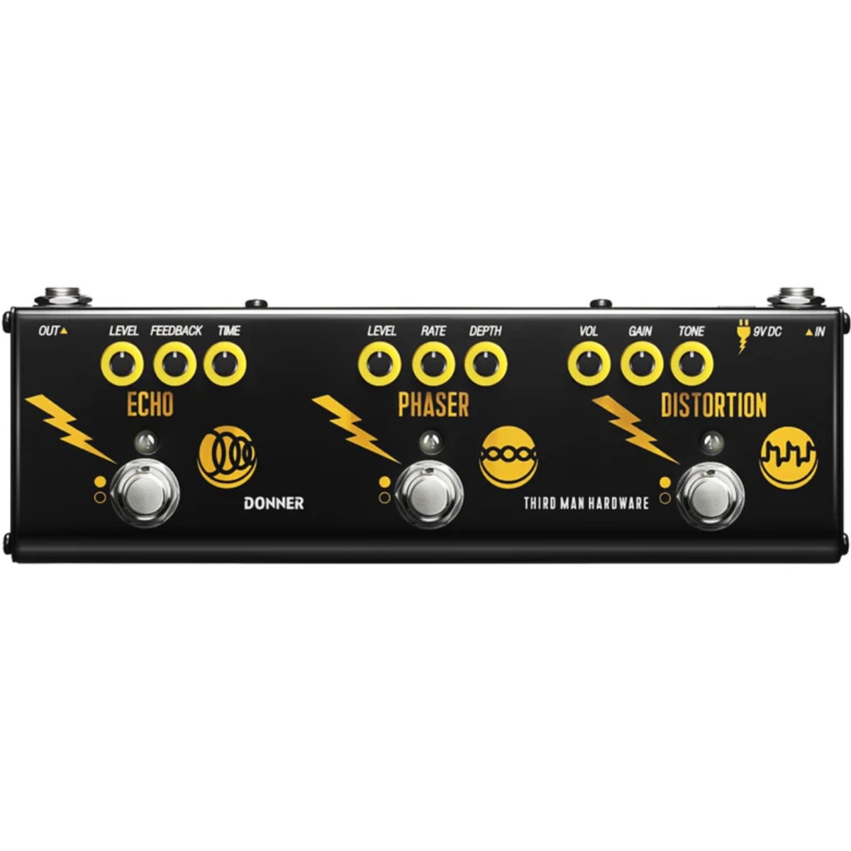 Donner Triple Threat Guitar-multieffekt-pedalboard
