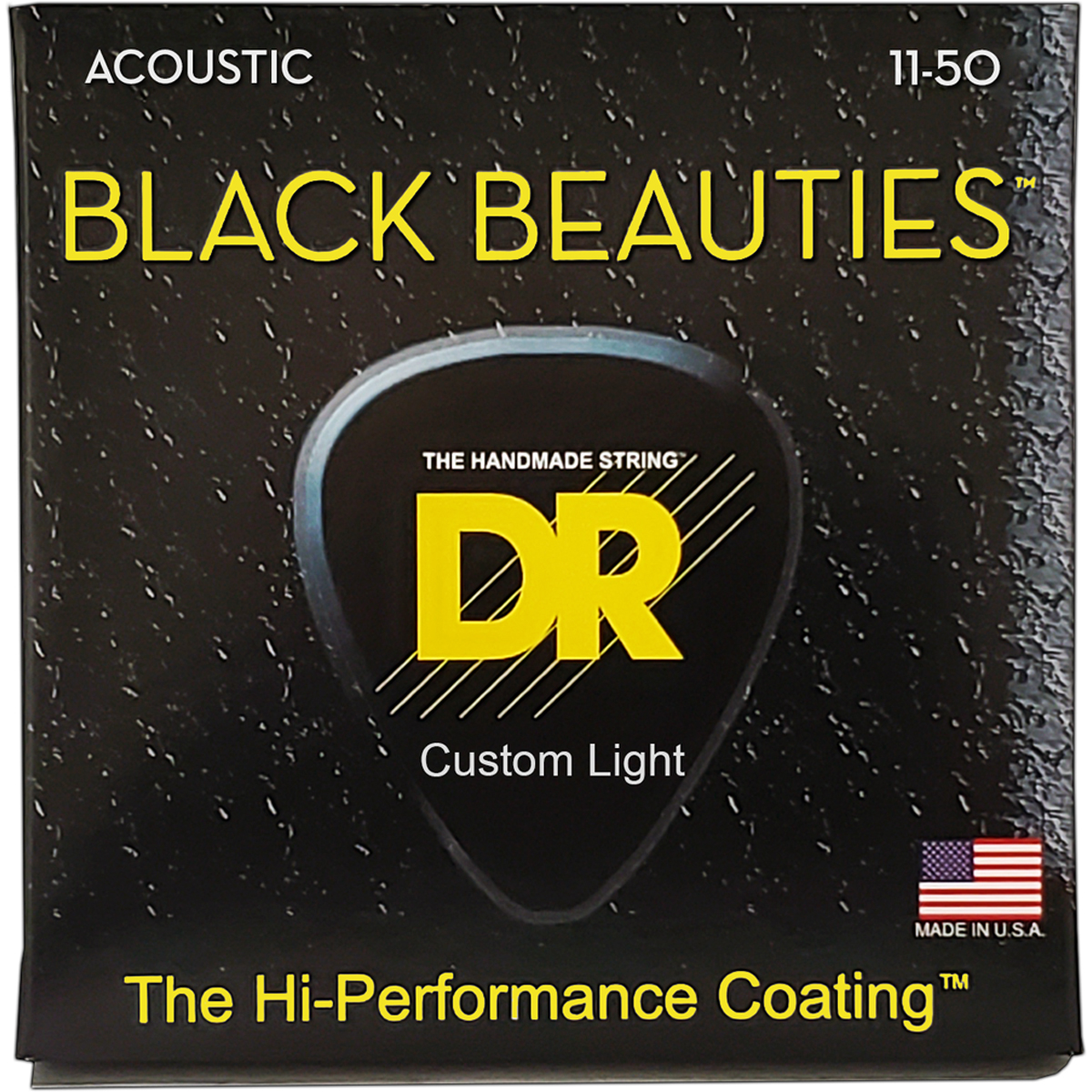 Dr Strings Bka-11 Black Beauties Western-guitar-strenge  011-050