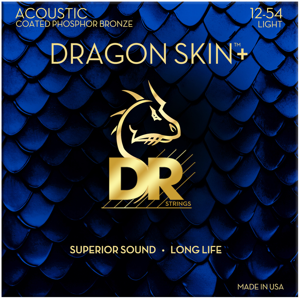 Dr Strings Dap-12 Dragon Skin  Western-guitar-strenge  012-054