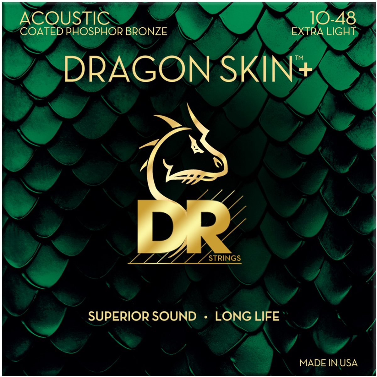 Dr Strings Dap-10 Dragon Skin  Western-guitar-strenge  010-048