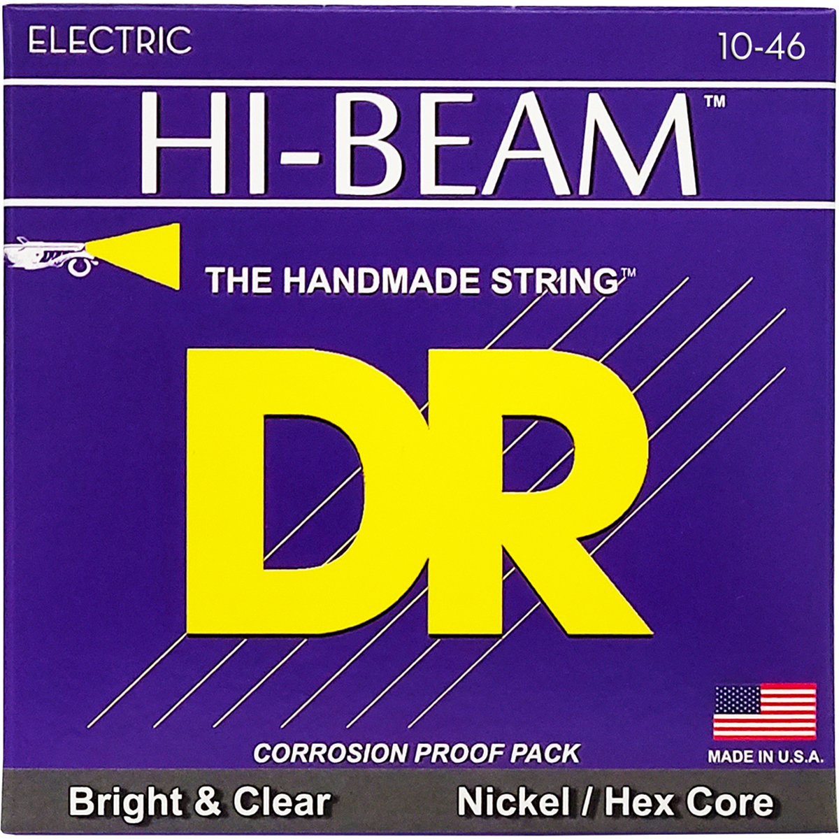 Dr Strings Mtr-10 Hi-beam El-guitar-strenge  010-046
