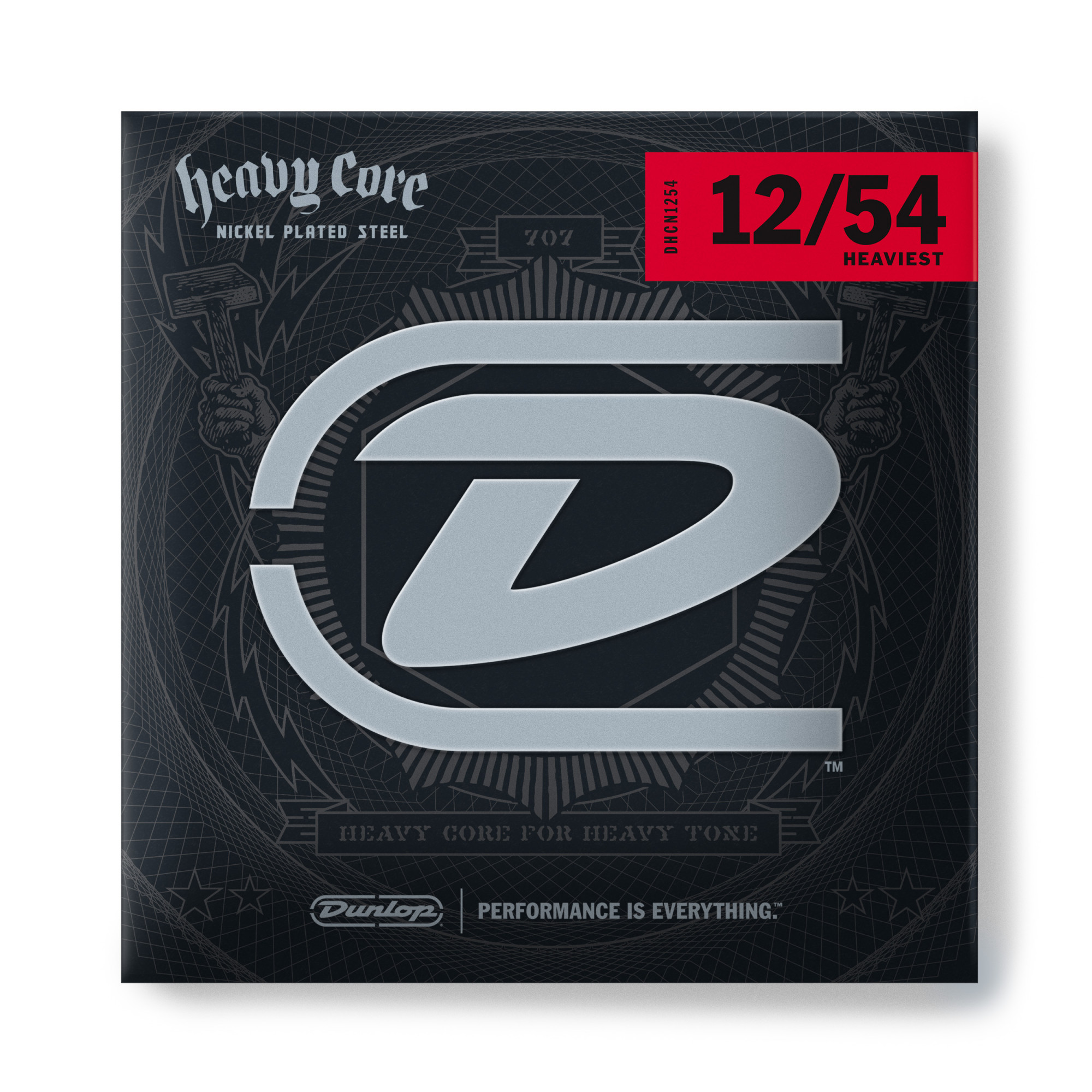 Dunlop Dhcn1254 Heavy Core 12-54 El-guitar Strenge