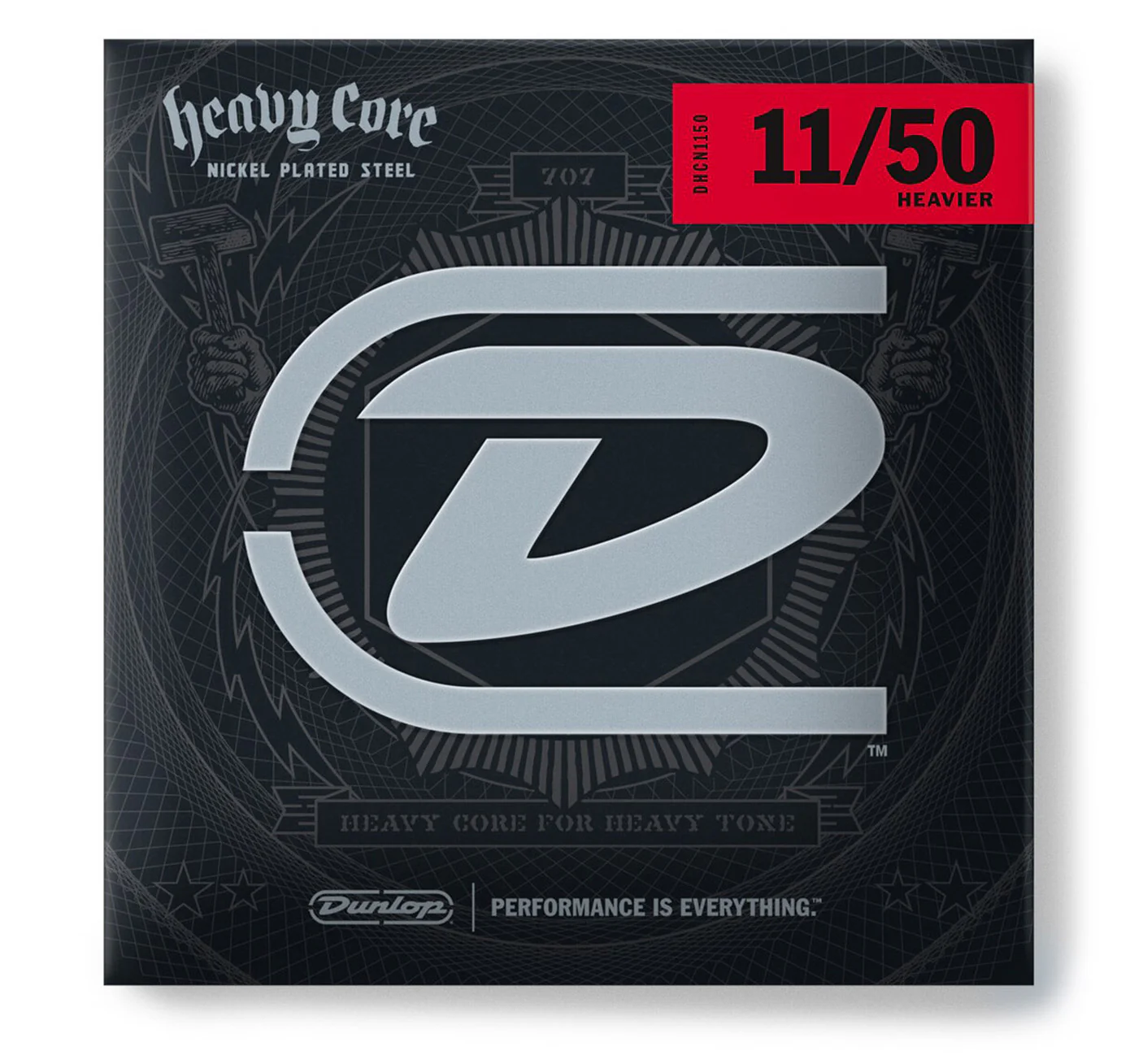 Dunlop Dhcn1150 Heavy Core 11-50 El-guitar Strenge