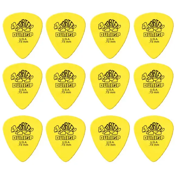 Dunlop 498p 73 Tortex Jazz Iii Plektre 12 Stk  Pakke