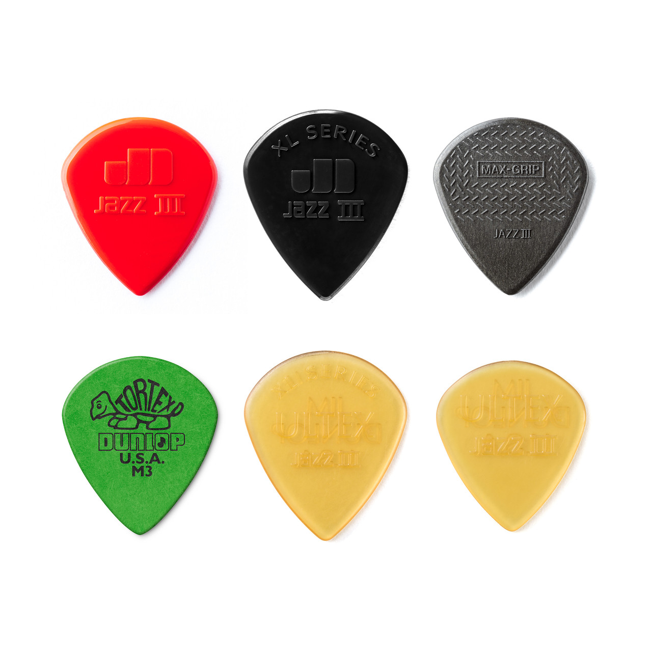 Dunlop Pvp103 Jazz Iii Plektre   Stk  Pakke