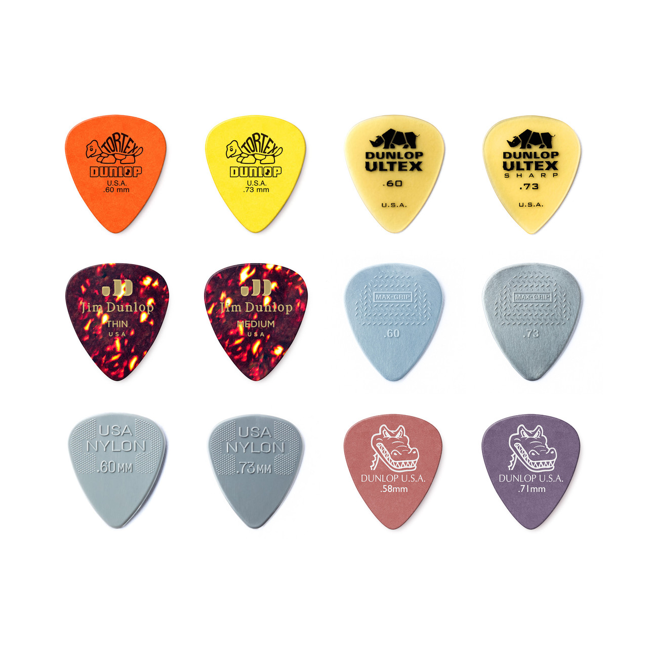 Dunlop Pvp101 Light Medium Plektre 12 Stk  Pakke