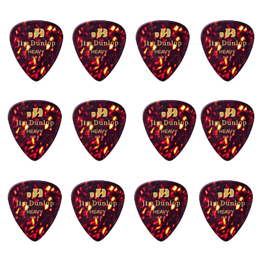 Dunlop Shell Classics Heavy Plektre  12 Stk