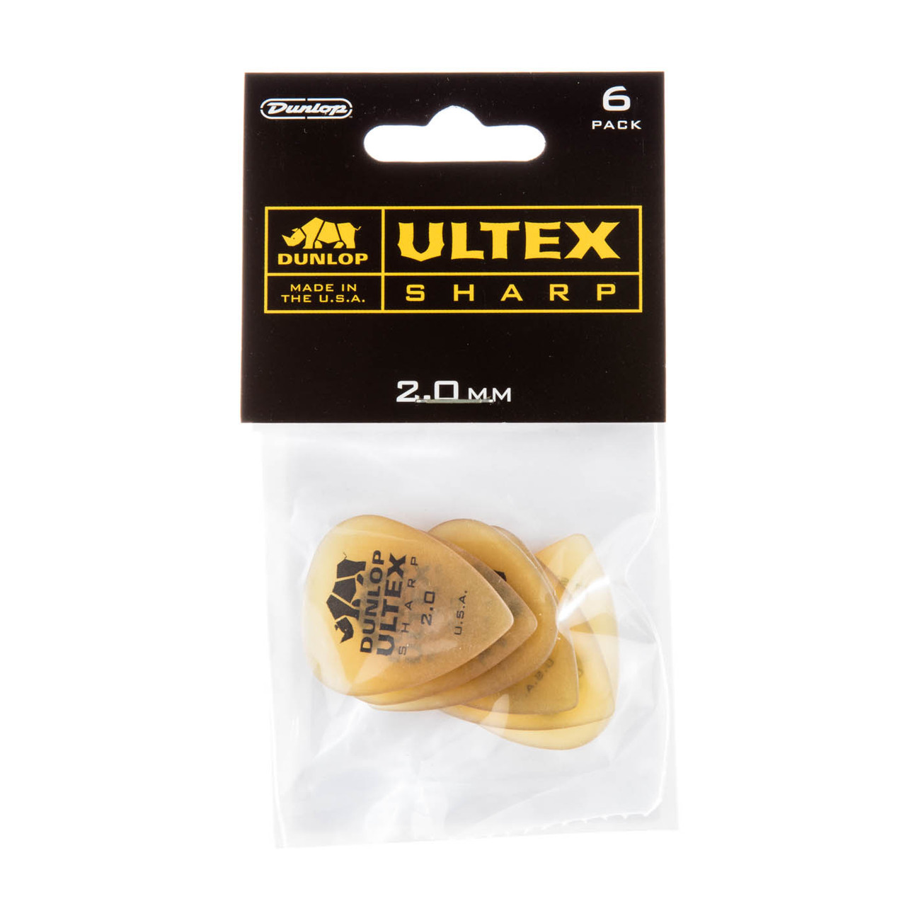 Dunlop Ultex Sharp Plektre     Mm   Stk  Pakke