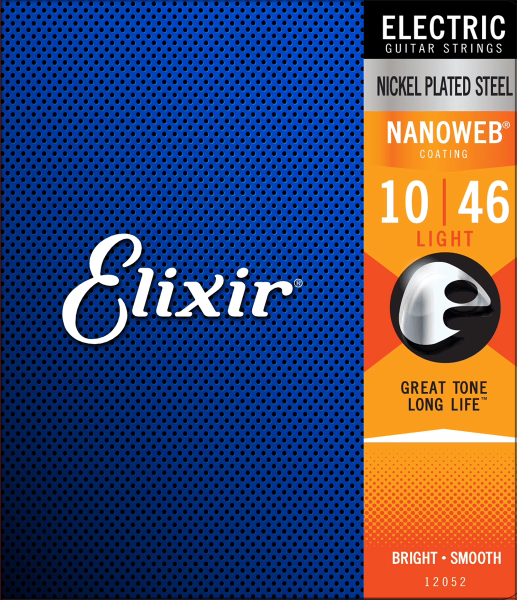 Elixir Nanoweb El-guitar Strenge 010-046 Light