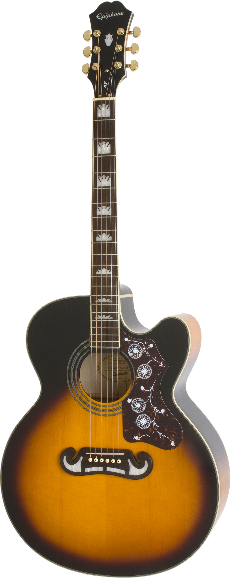 Epiphone  -200 Ec Studio Vs Western Guitar Vintage Sunburst