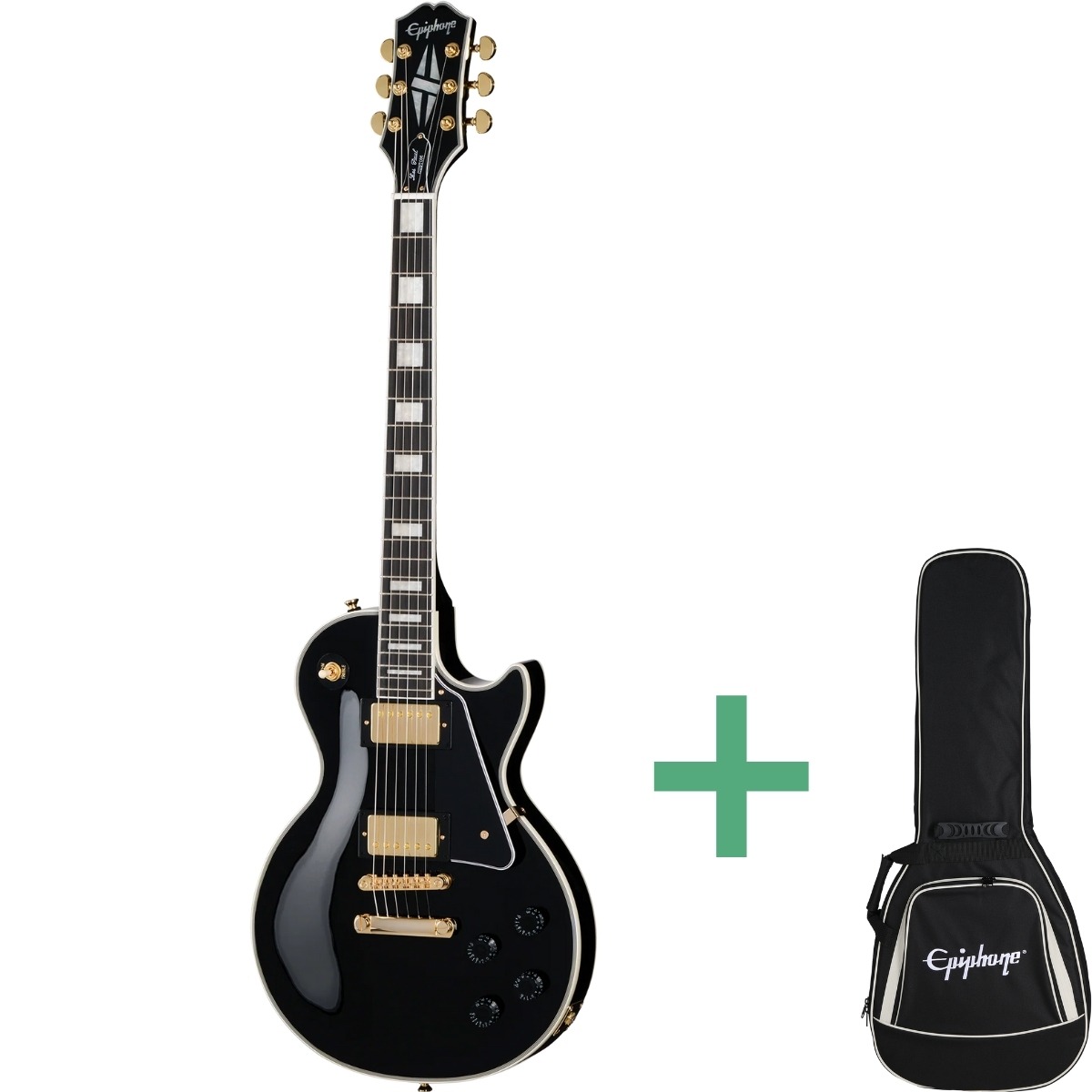 Epiphone Les Paul Custom El-guitar Ebony