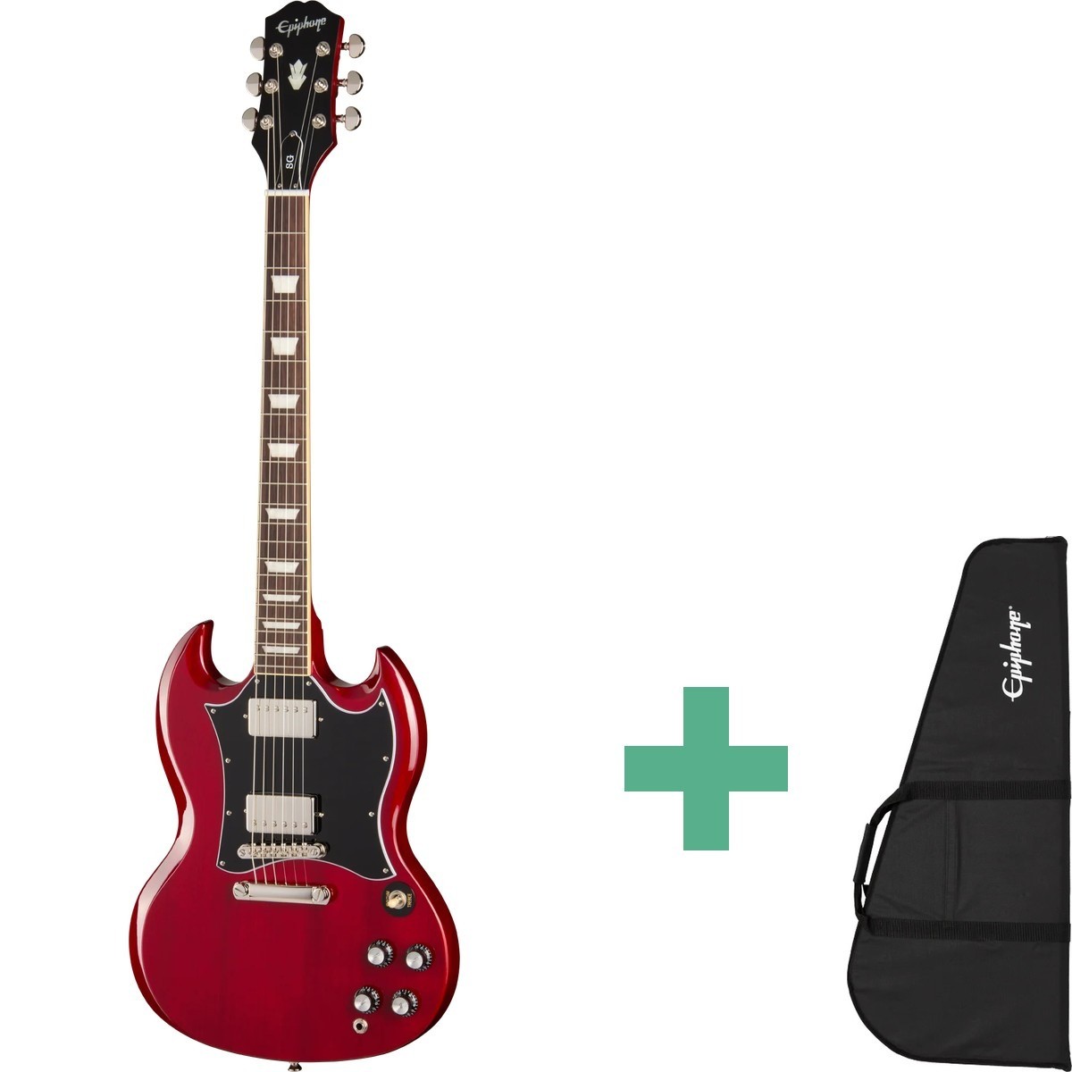 Epiphone Sg Standard El-guitar Cherry