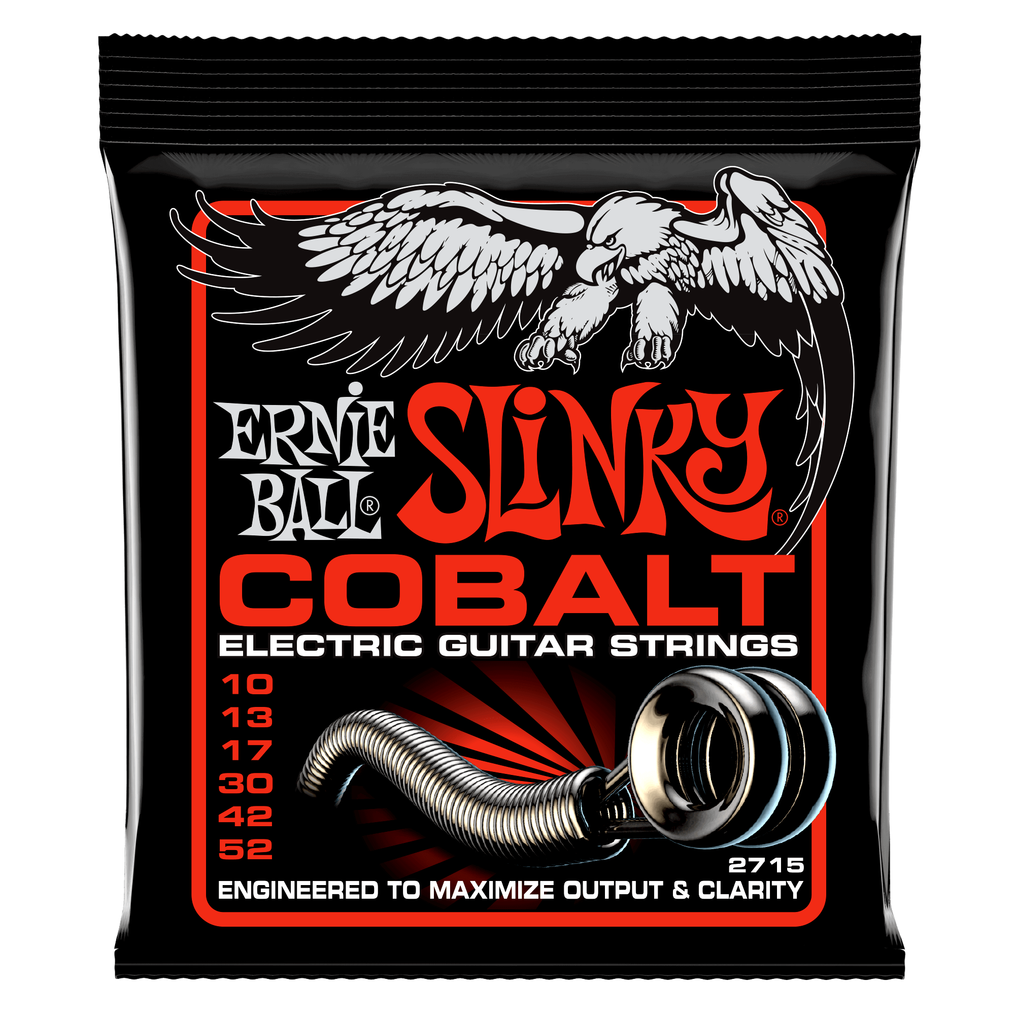 Ernie Ball 2715 Cobalt Power Slinky El-guitar Strenge 010-052