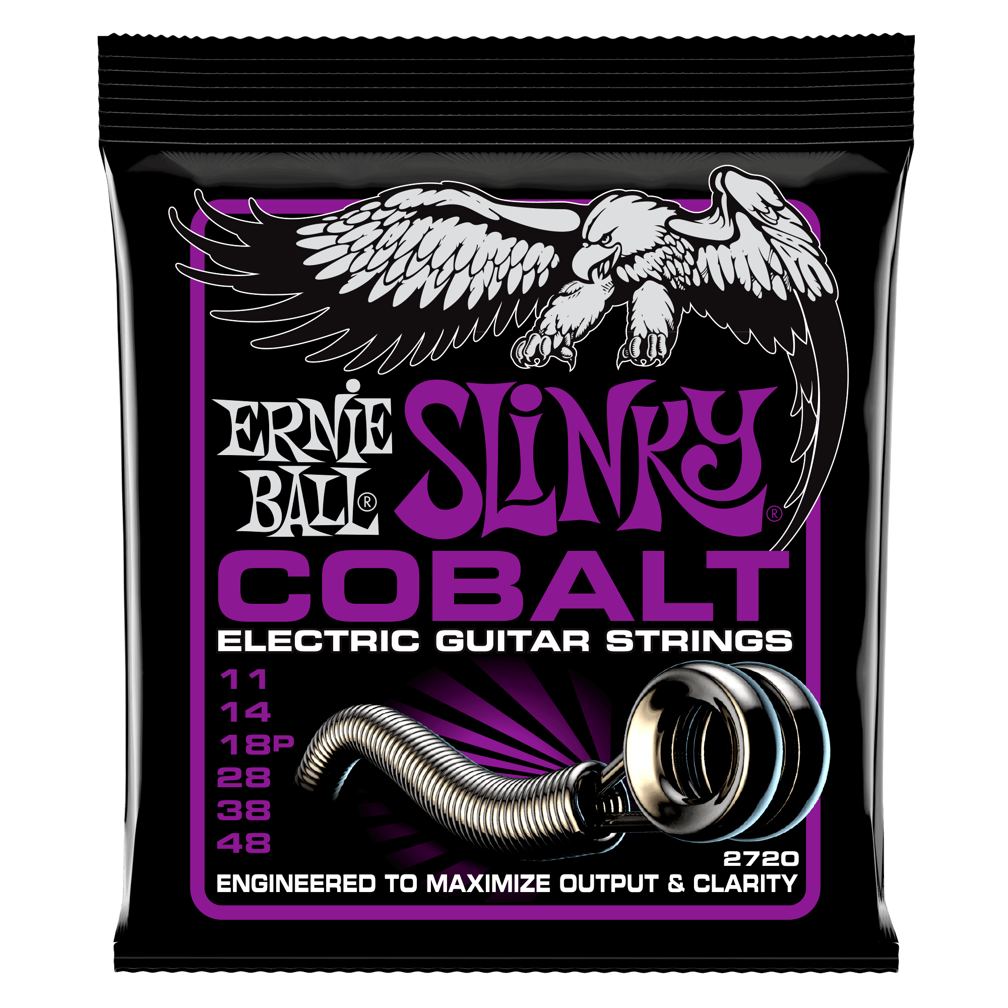 Ernie Ball 2720 Cobalt Power Slinky El-guitar Strenge 011-048