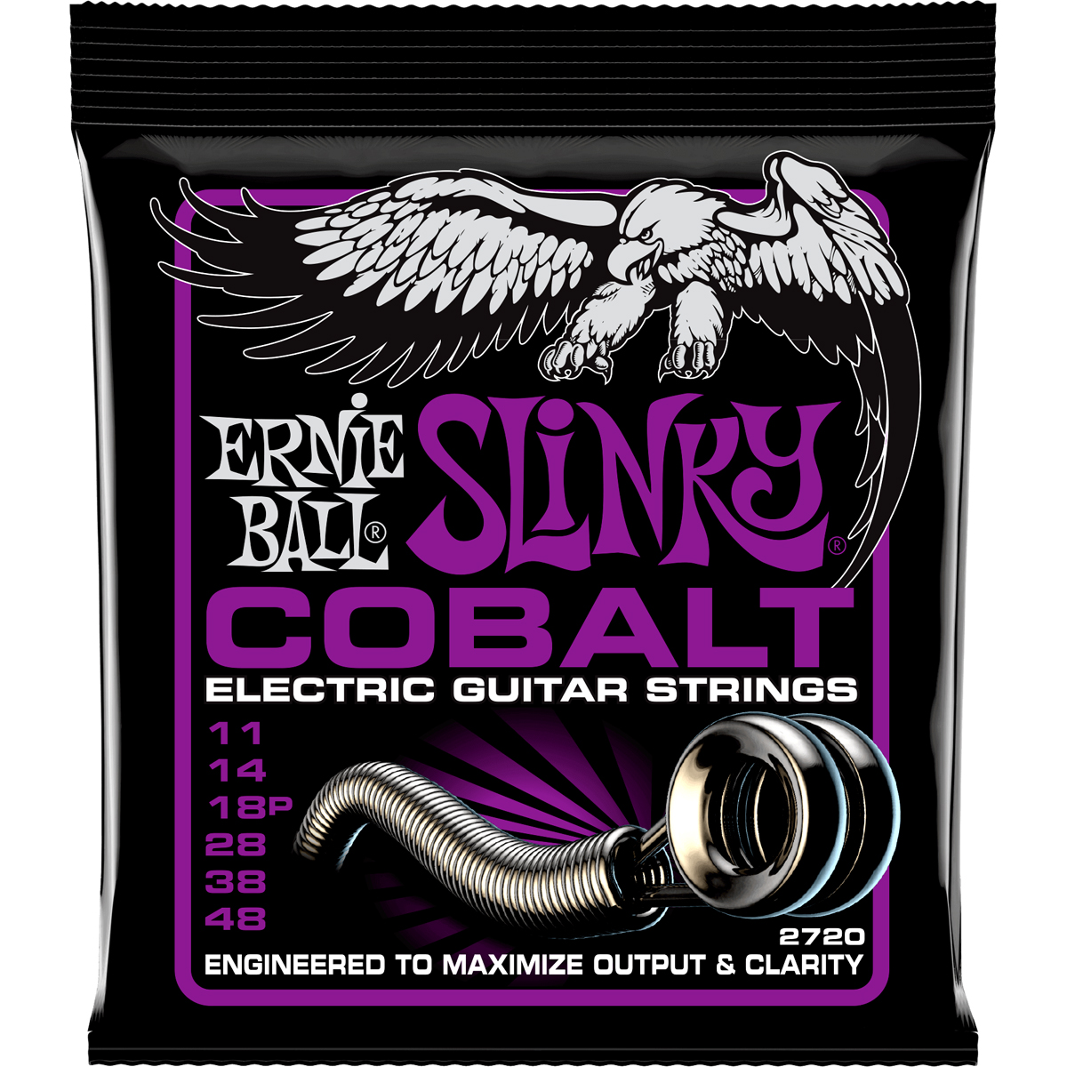 Ernie Ball 2720 Cobalt Power Slinky El-guitar-strenge  011-048