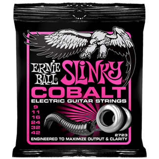Ernie Ball 2723 Cobalt Super Slinky El-guitar Strenge 009-042