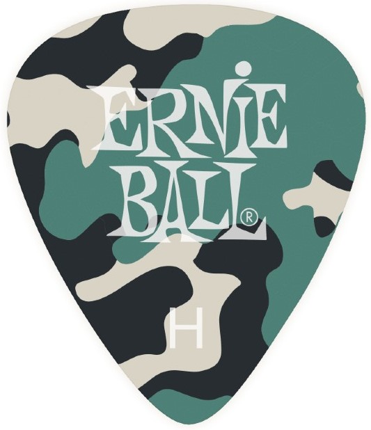 Ernie Ball Eb-9223 Camo Plektre   94 Mm  12 Stk  Pakke