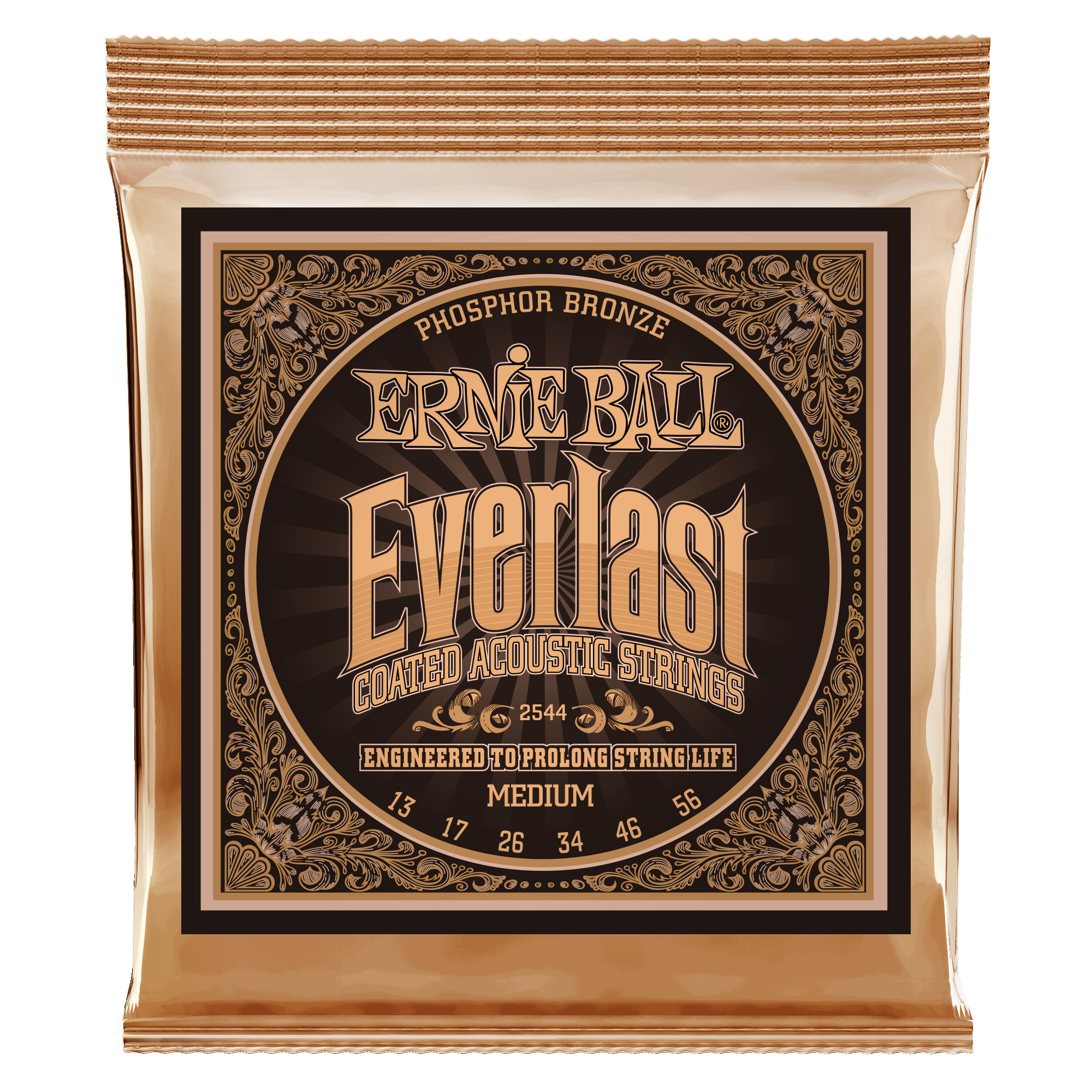 Ernie Ball 2544 Medium Coated Phosphor Bronze Acoustic Western-strenge 013-056