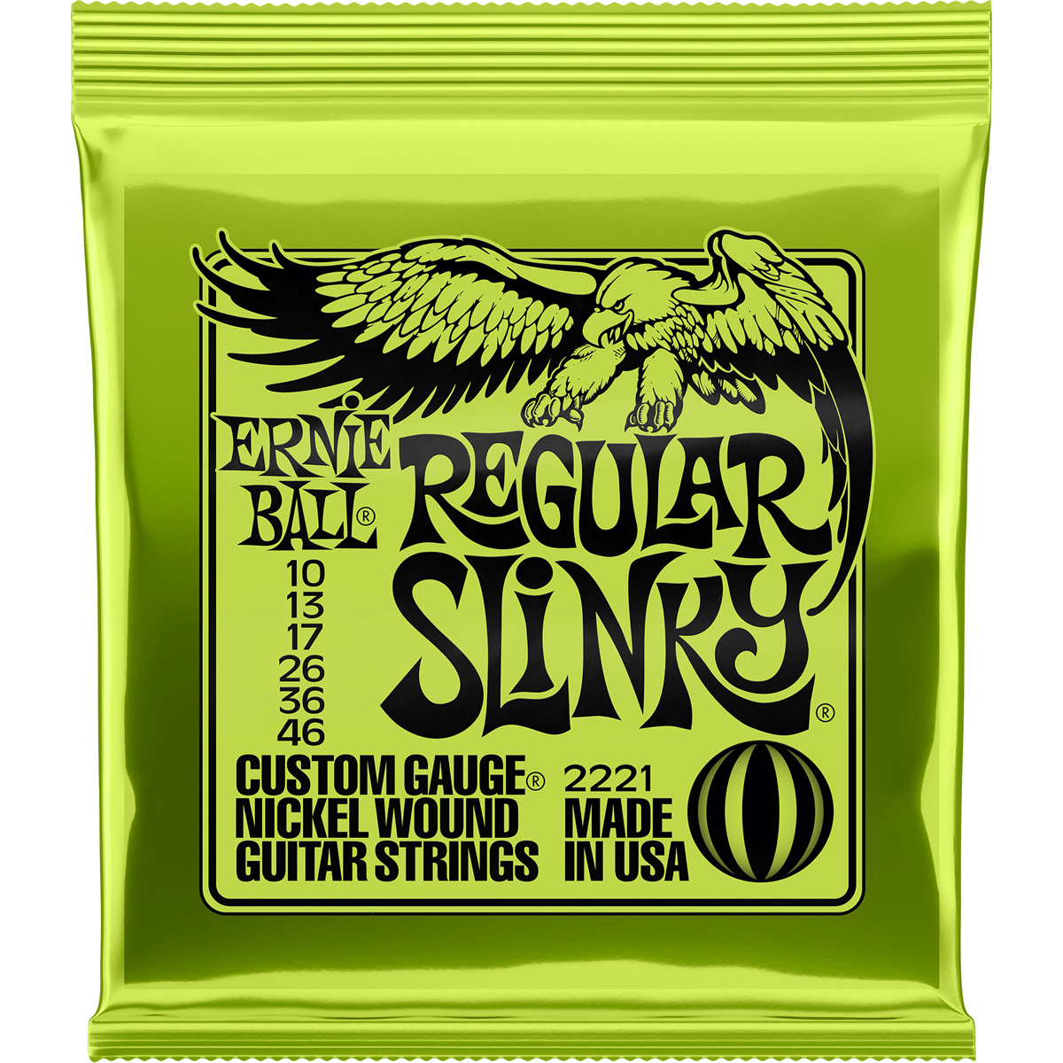Ernie Ball 2221 Regular Slinky El-guitar-strenge  010-046