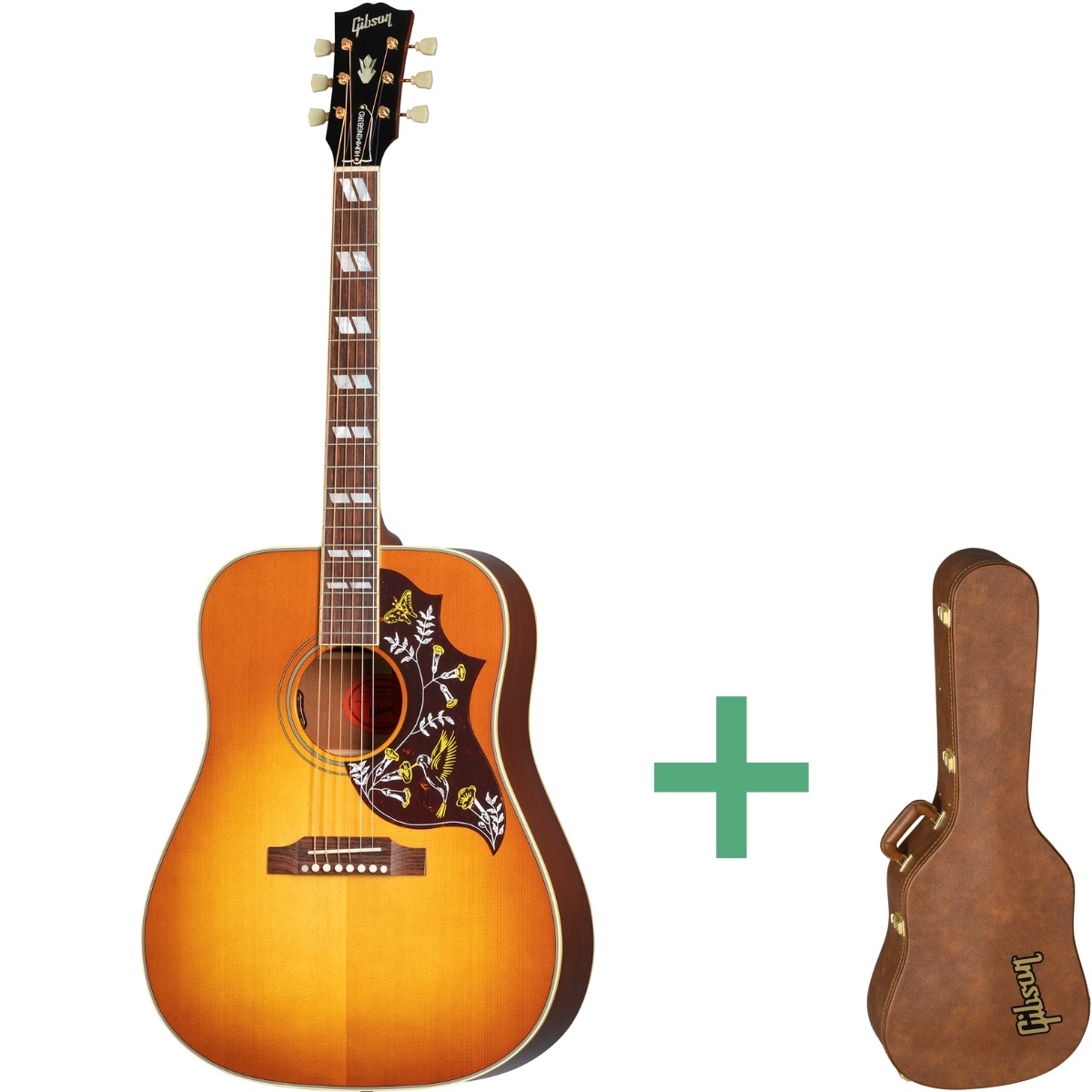 Gibson Hummingbird Original Hcs Western-guitar  -stock