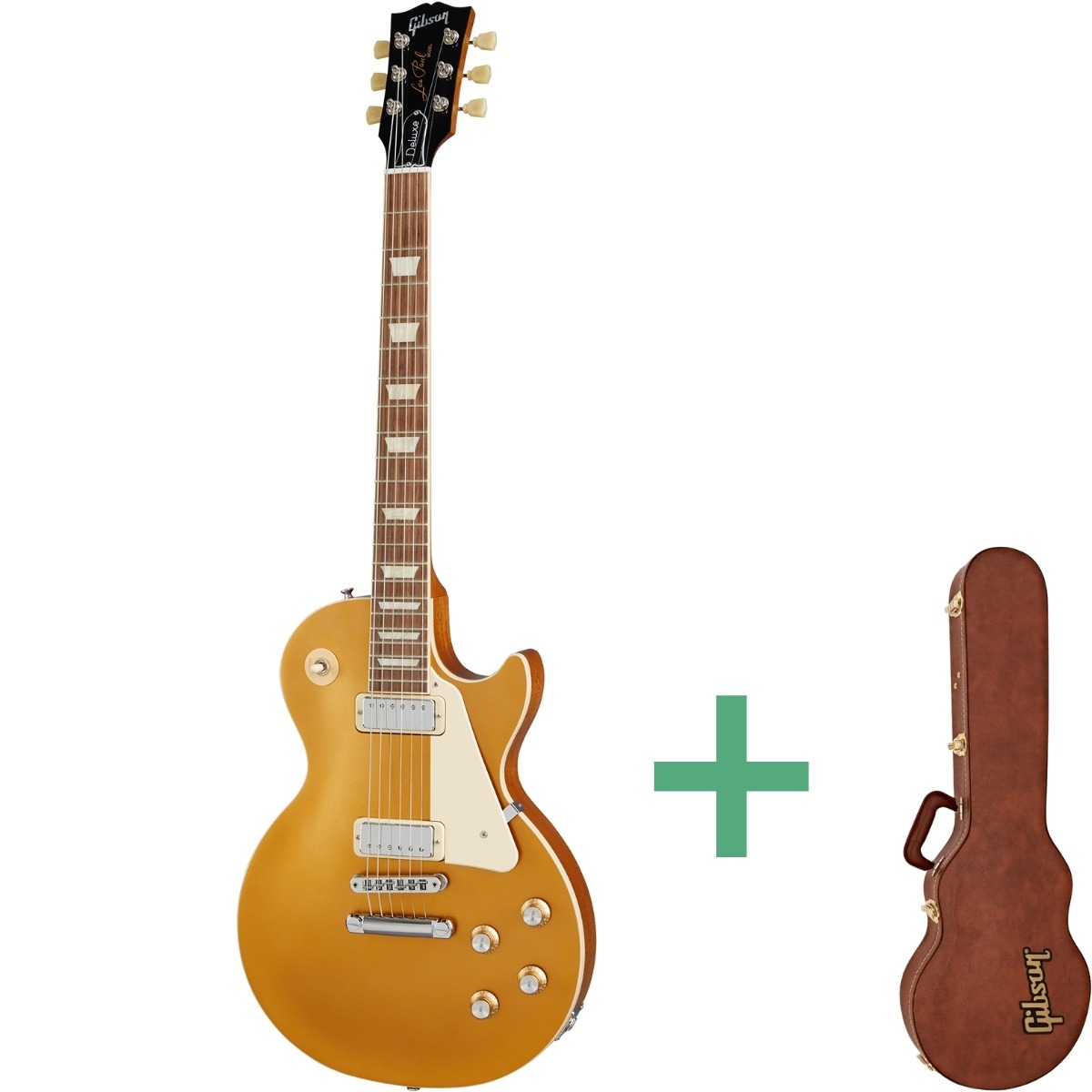 Gibson Les Paul Deluxe 70s El-guitar Goldtop