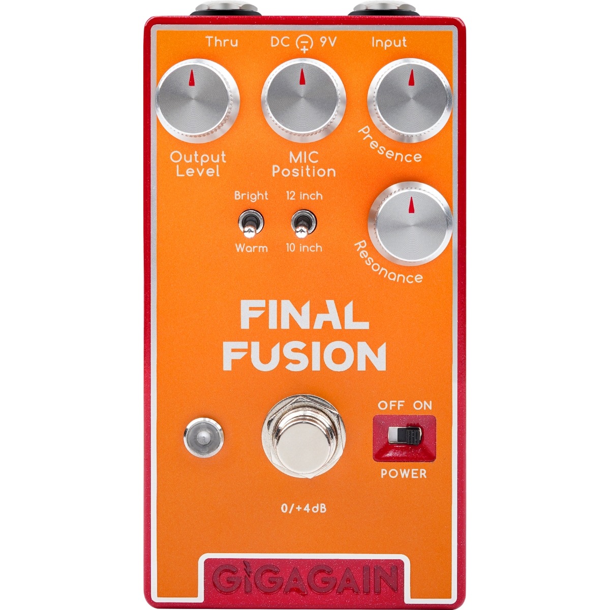 Gigagain Gp10 Final Fusion Cab Sim Di Box Guitar-effekt-pedal