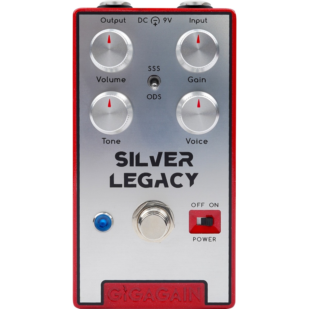 Gigagain Gp06 Silver Legacy Overdriv Guitar-effekt-pedal