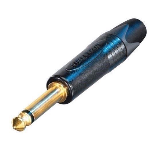 Neutrik Jackstik Mono Slim  Sorthus   Guldkontak Np2x-   Kun   Stk