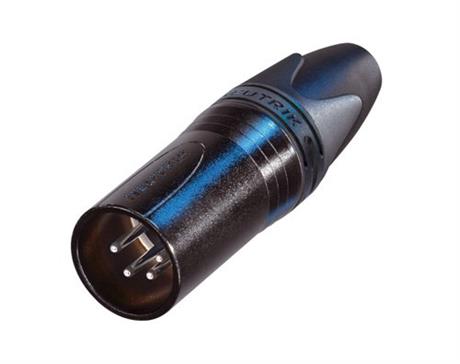 Neutrik Nc4mxx-bag 4p    Kabelstik Han  Sort