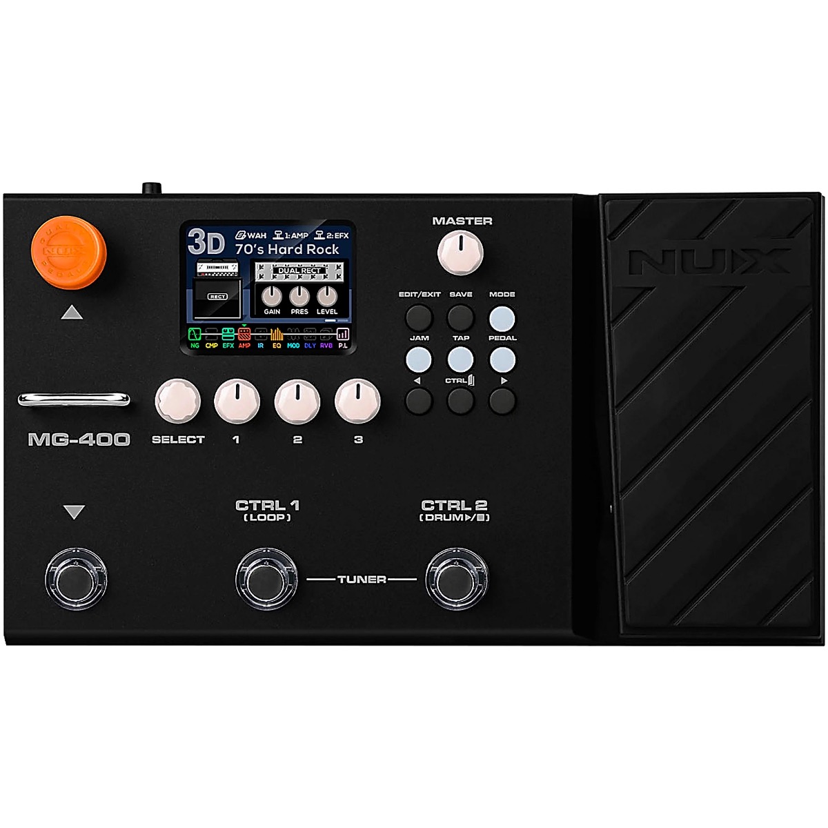 Nux Mg-400 Guitar-multieffekt-pedalboard