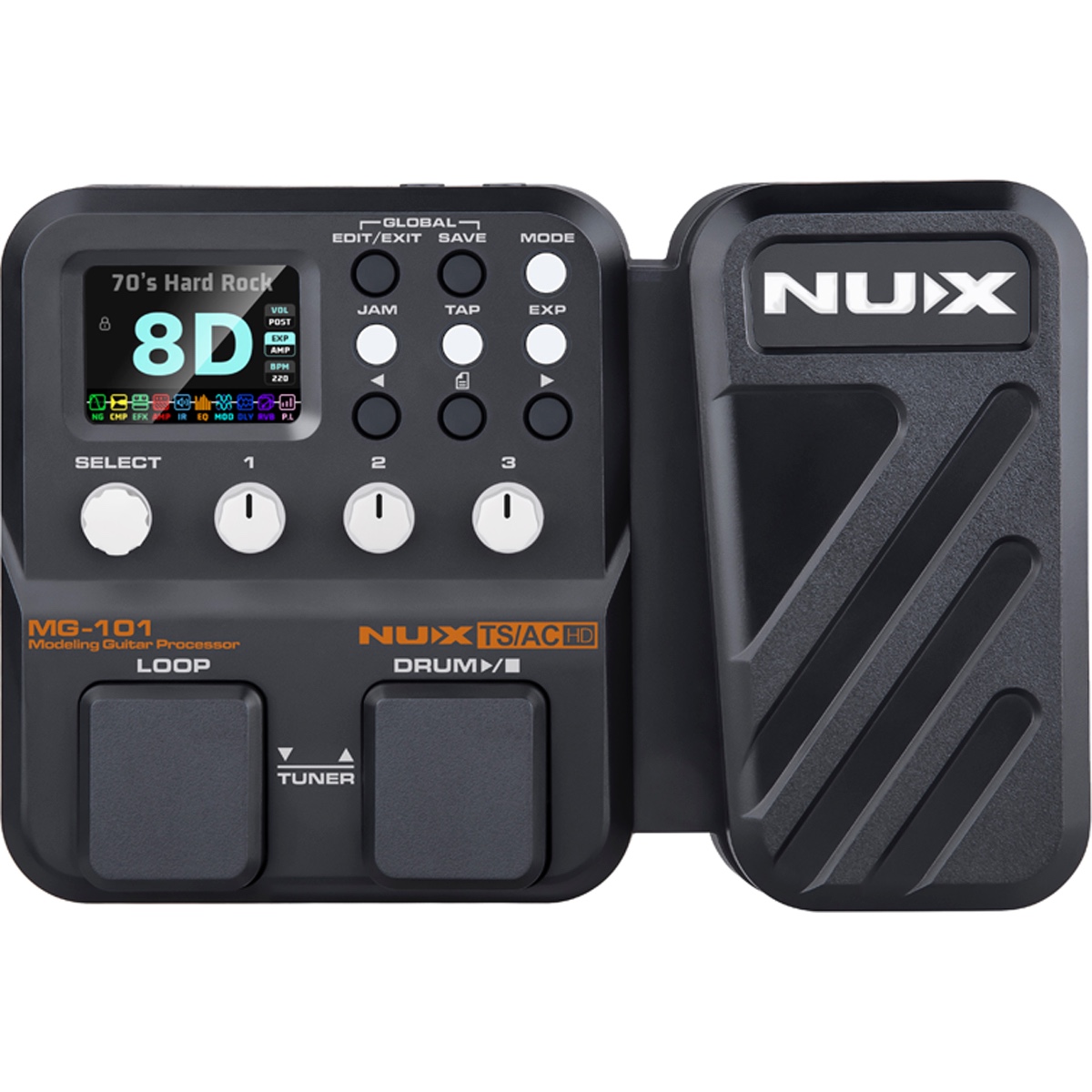Nux Mg-101 Guitar-multieffekt-pedalboard