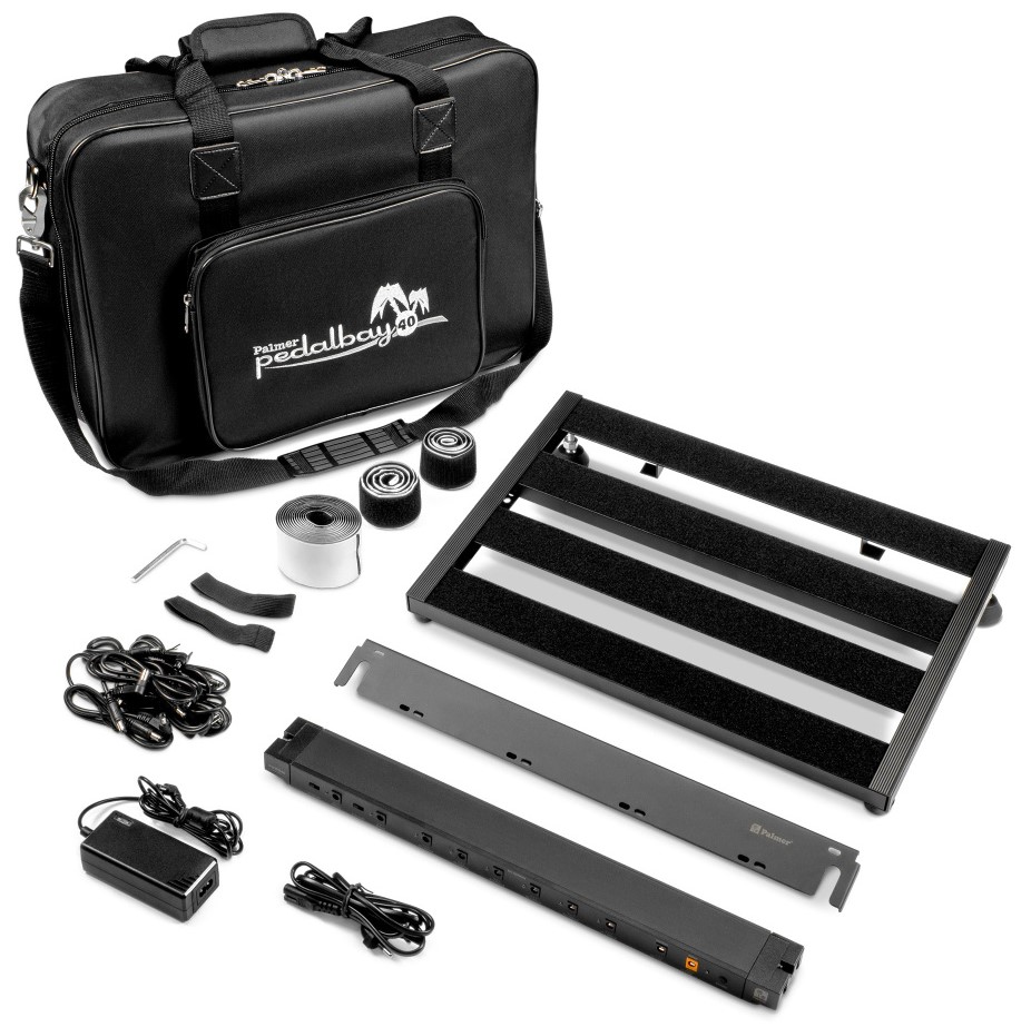Palmer Pedalbay 40 Pb Pedalboard Med Wtpb40 Strømforsyning
