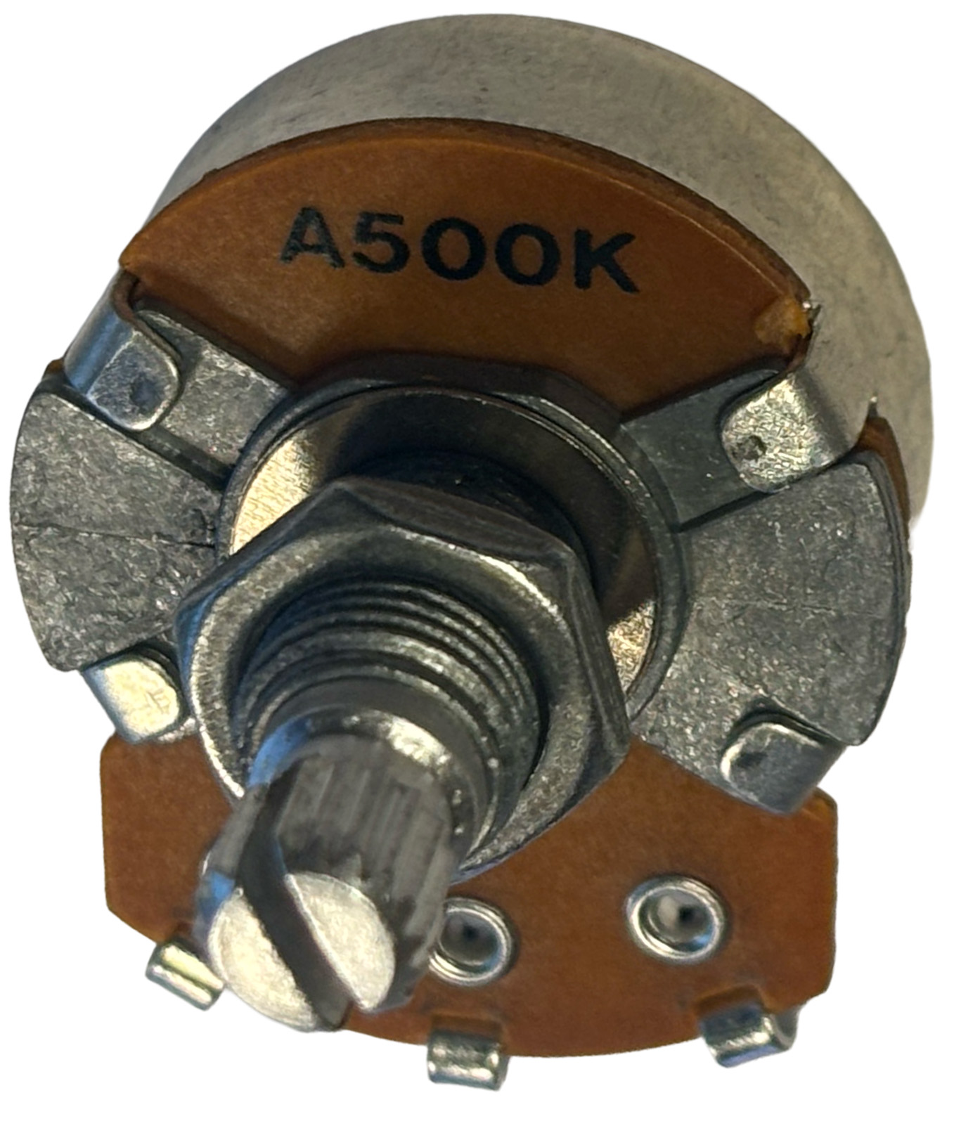 Potentiometer Til Guitar 500k Ohm Long Shaft Logaritmisk