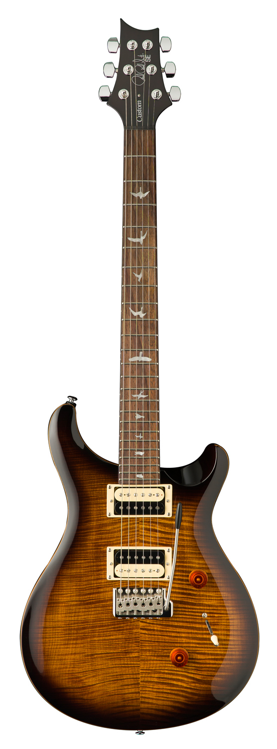 Prs Se Custom 24 Black Gold Burst El-guitar Inkl  Gigbag