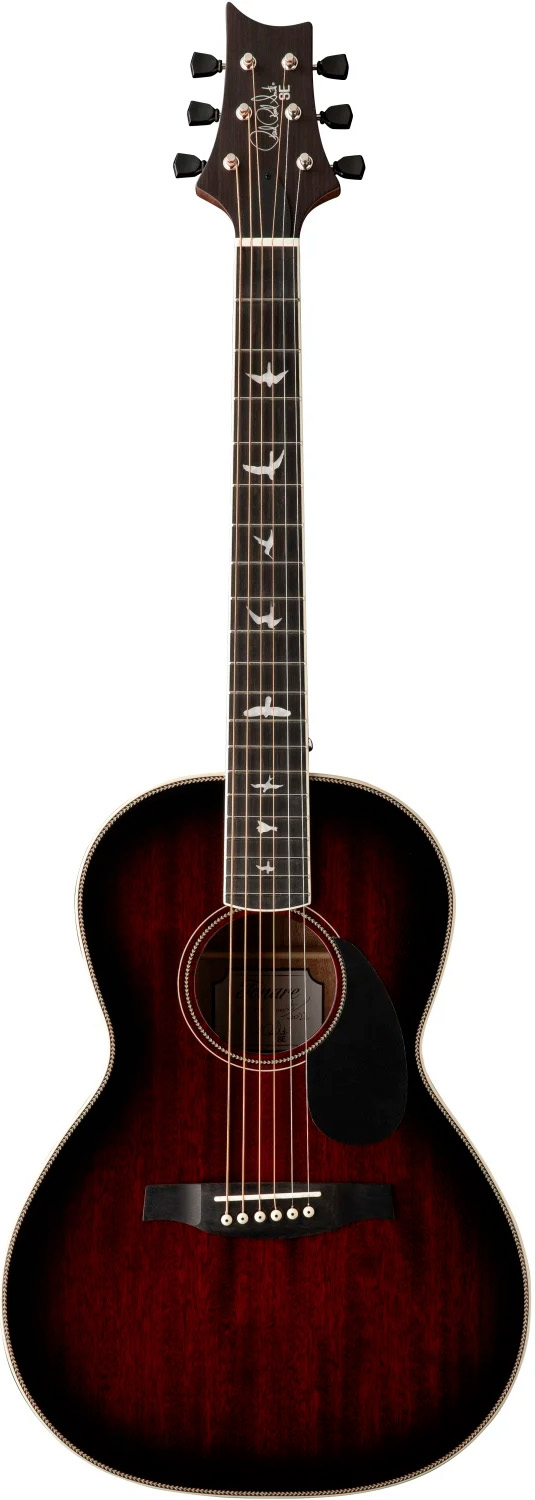 Prs Se Parlor Ppe20fg Western Guitar Med Pickup Fire Red Burst