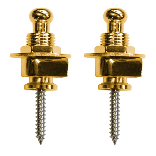 Richter Strap Lock Set Gold Guitar-remlås Guld