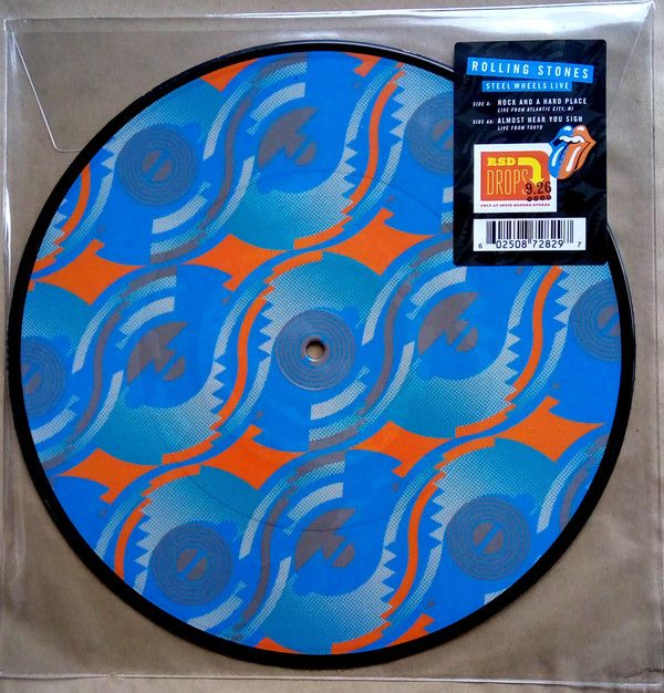 Rolling Stones Steel Wheel Live  Rsd Limited Edition   Picture Disc Vinyl