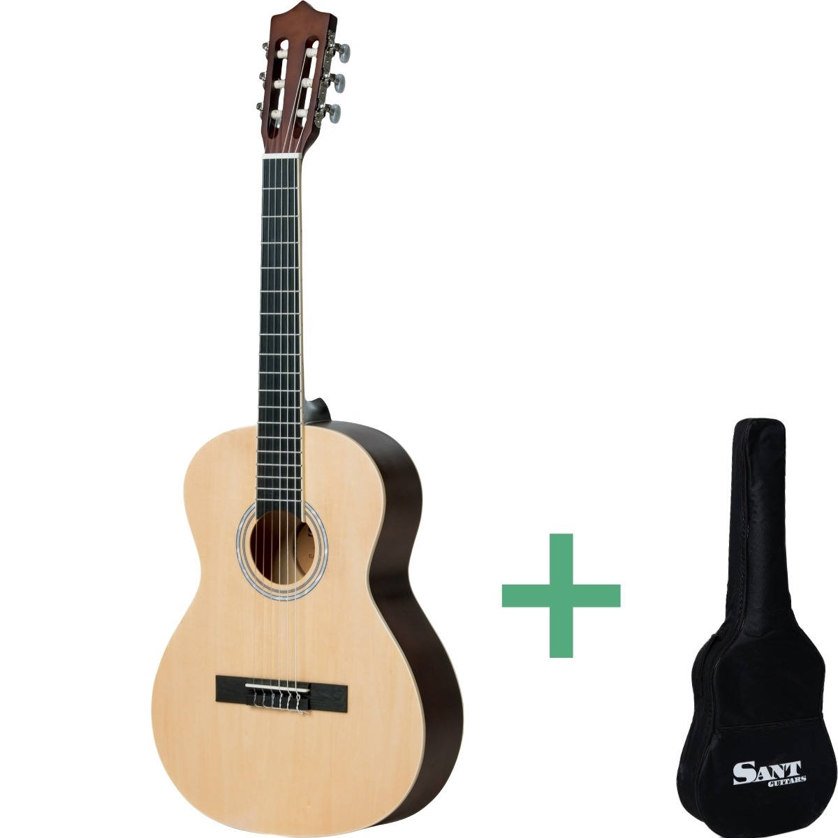 Sant Guitars Cj-36l Sna Kinder Konzertgitarren Für Linkshänder Nature