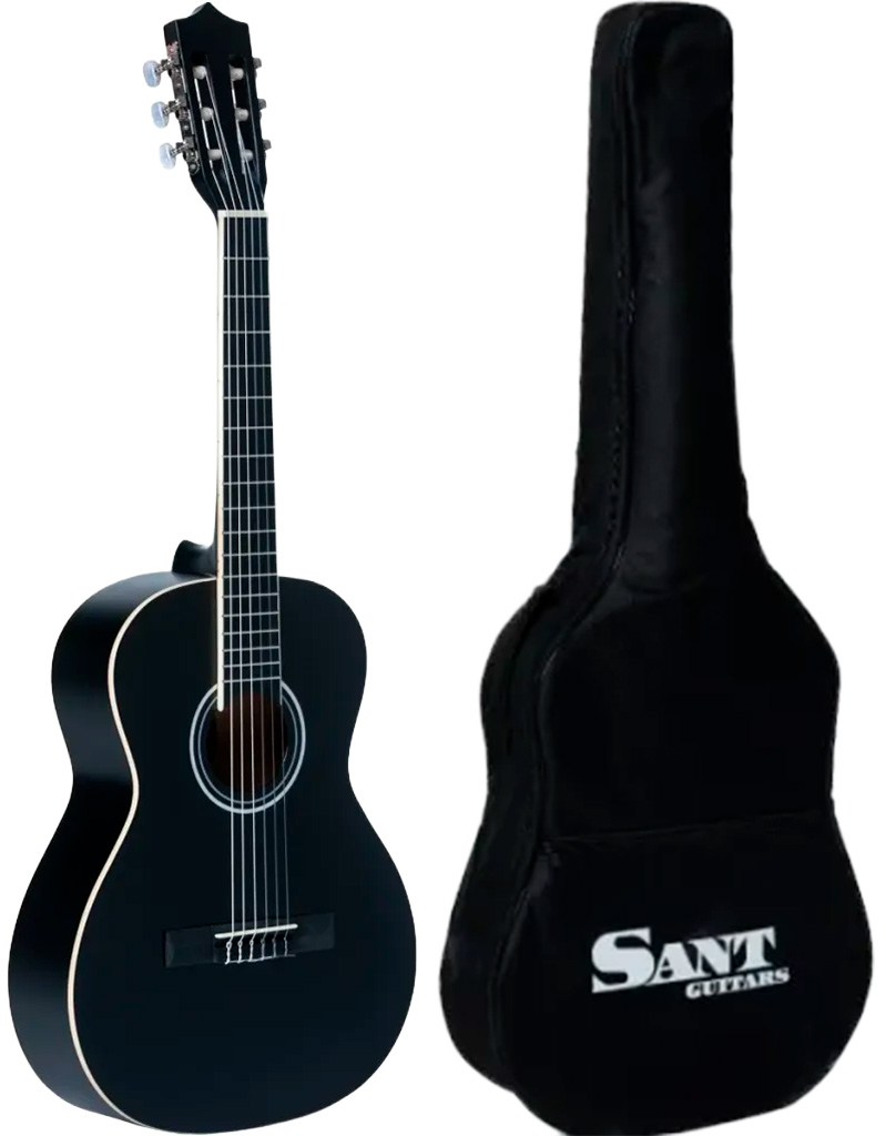 Sant Guitars Cj-36 Sbk V2     Spansk Børne Guitar Sort