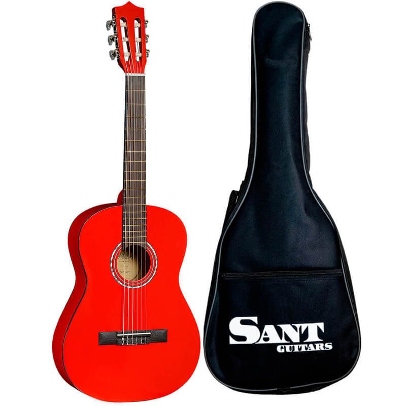 Sant Guitars Cj-36-rd     Spansk Børne Guitar Rød
