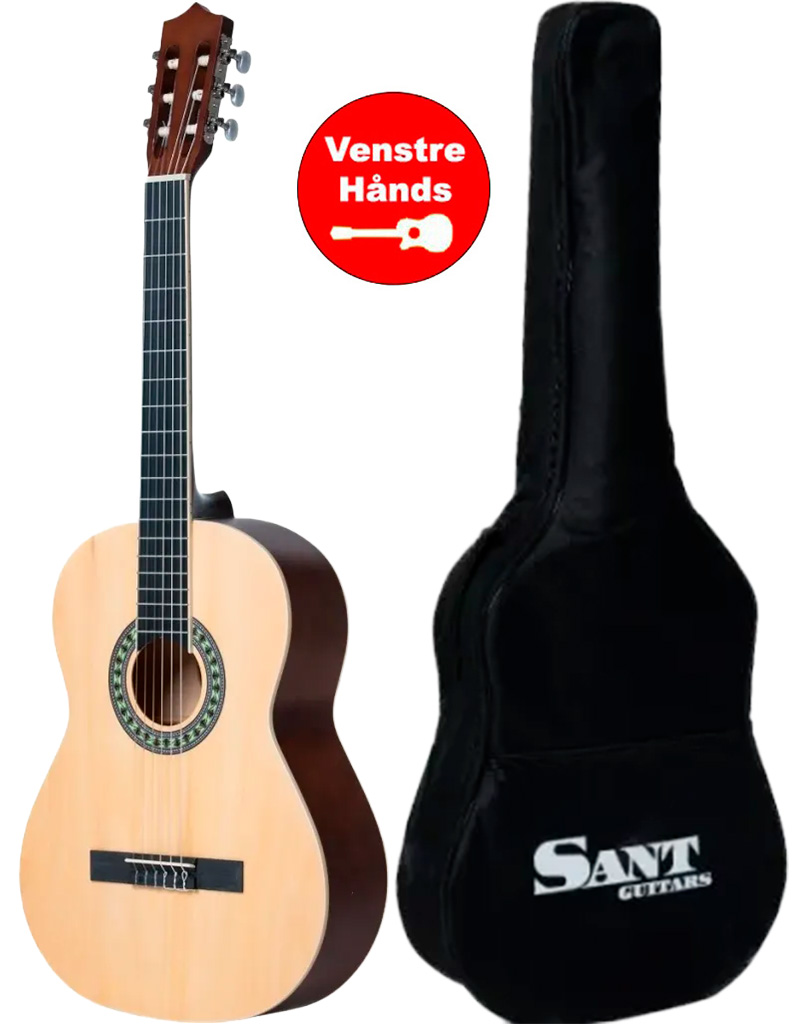 Sant Guitars Cl-50l Sna V2 Spansk Guitar Natur Venstrehånds