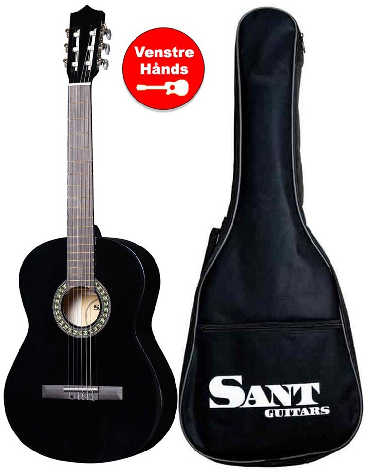 Sant Guitars Cl-50l-bk Spansk Guitar Venstrehånds