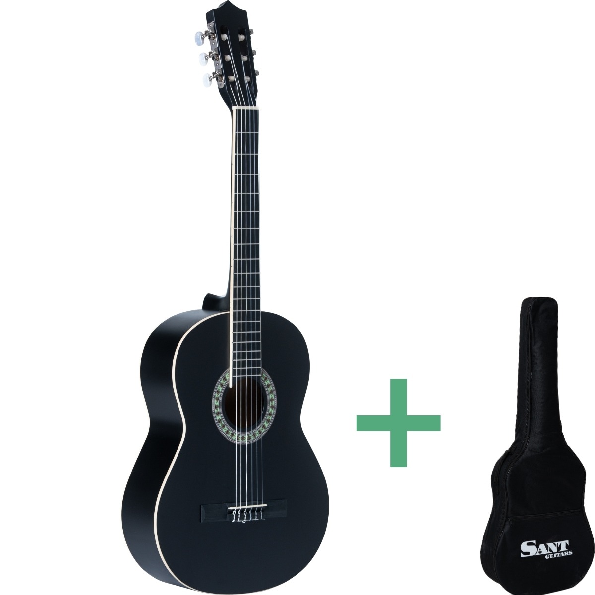 Sant Guitars Cl-50 Sbk Konzertgitarren Black